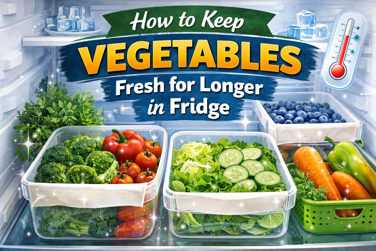 How to Keep Vegetables Fresh for Longer in Fridge