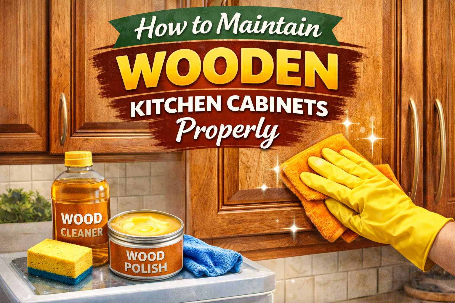 How to Maintain Wooden Kitchen Cabinets Properly