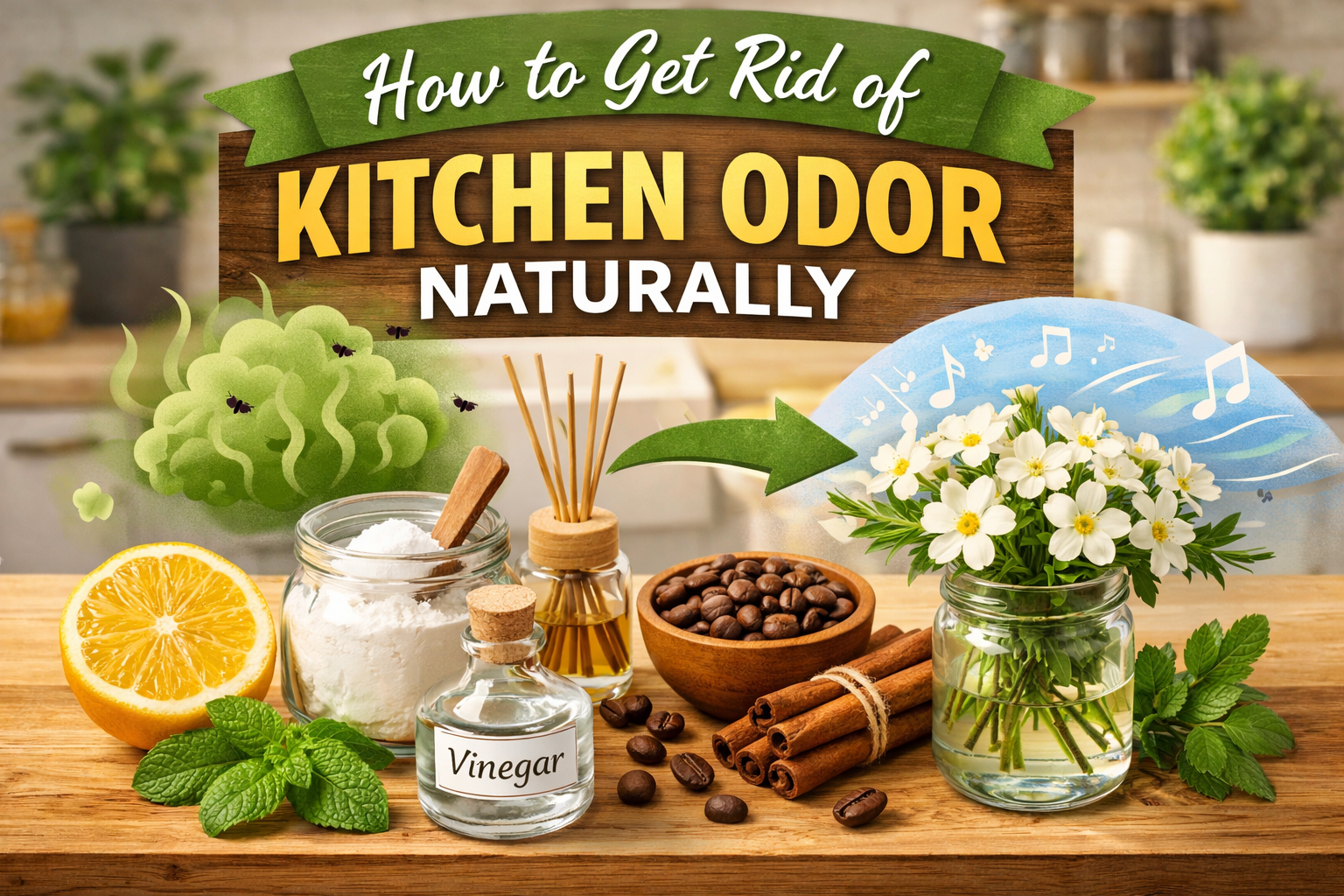 How to Get Rid of Kitchen Odor Naturally