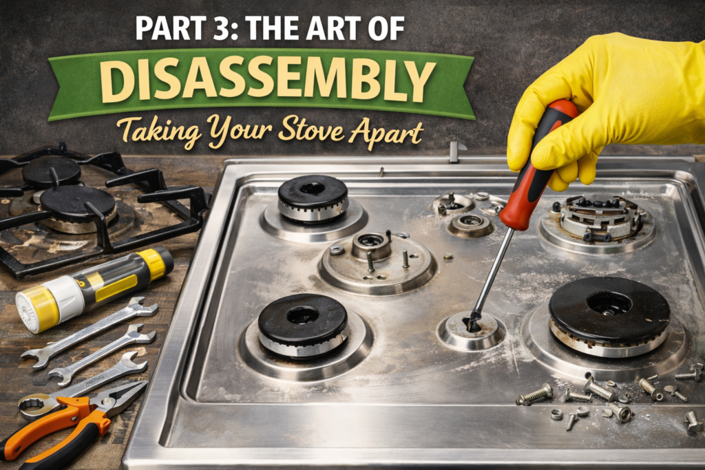 How to Clean Gas Stove Naturally at Home