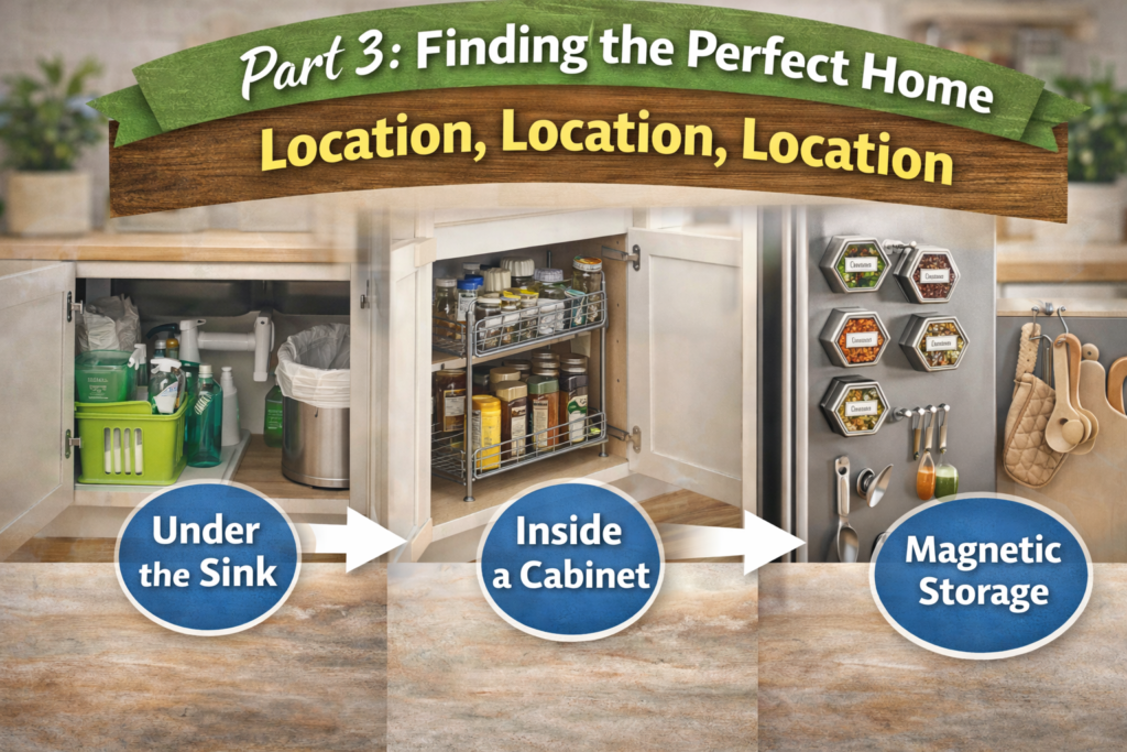 How to Organize Spices in Small Kitchen