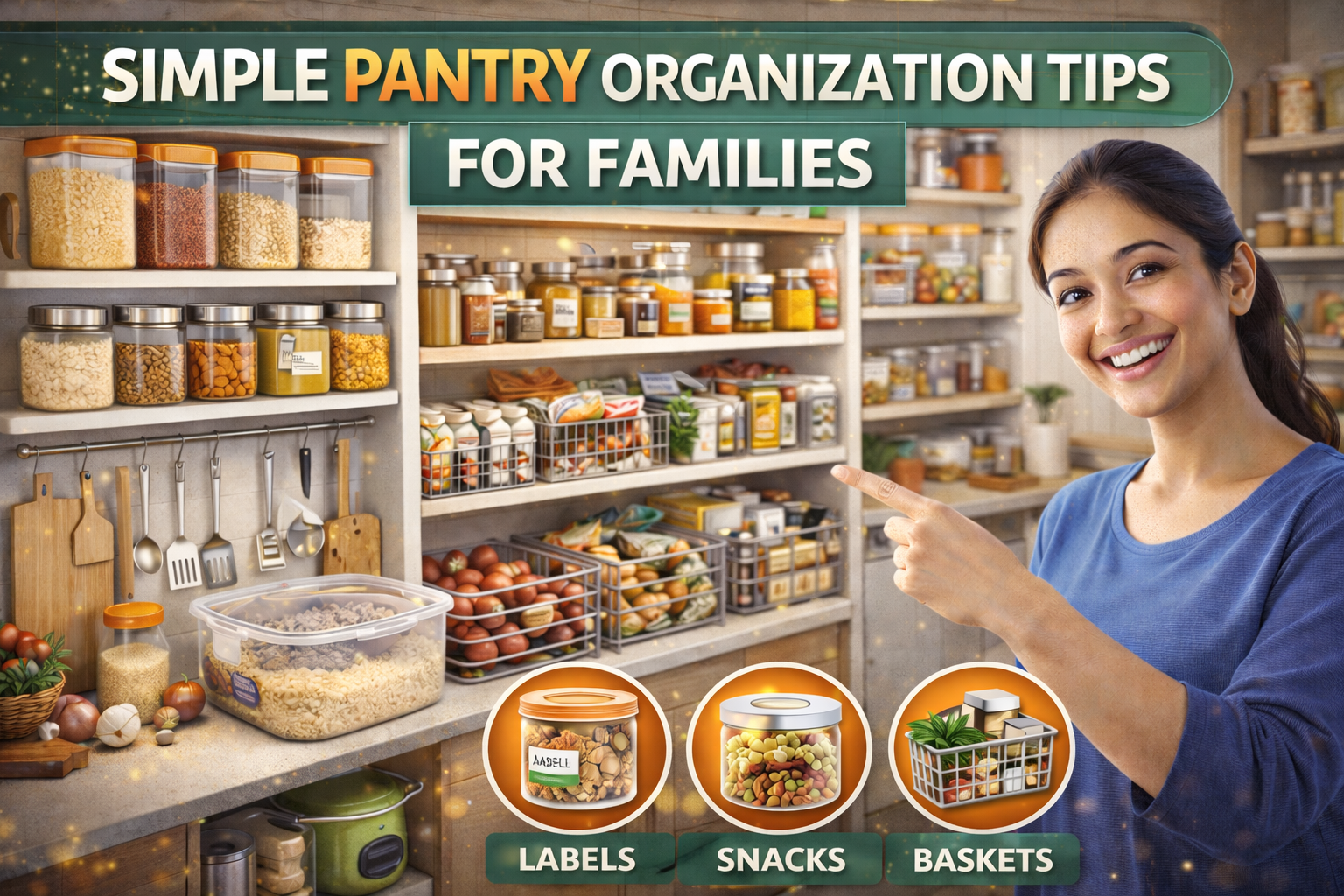 Simple Pantry Organization Tips for Families