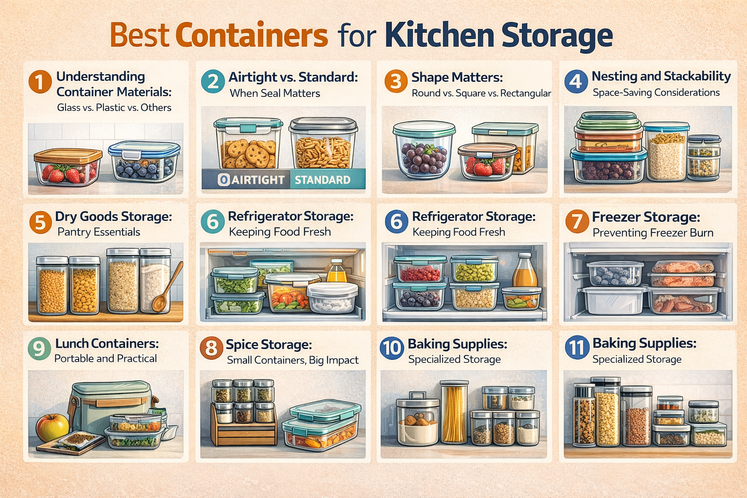 Best Containers for Kitchen Storage