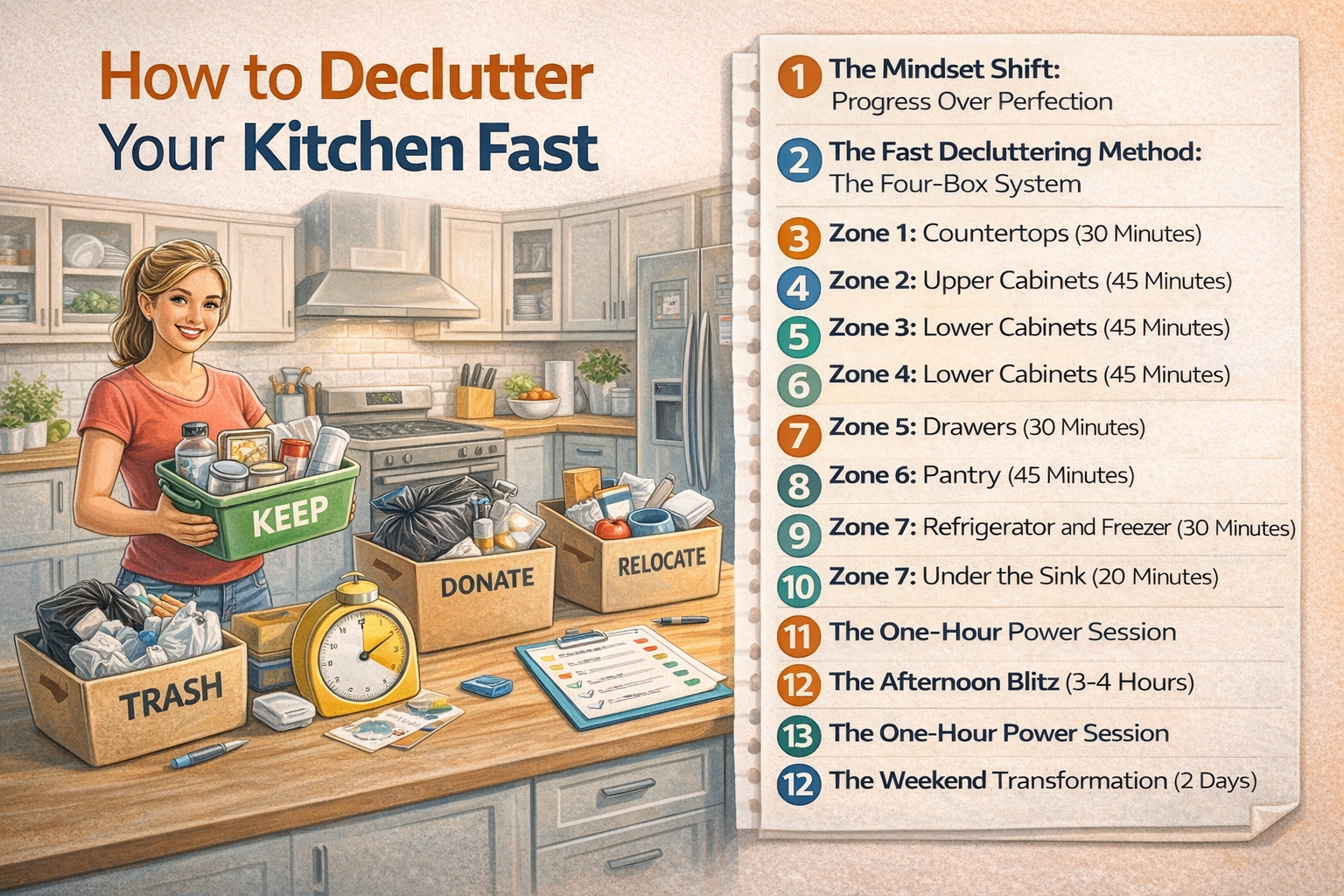 How to Declutter Your Kitchen Fast