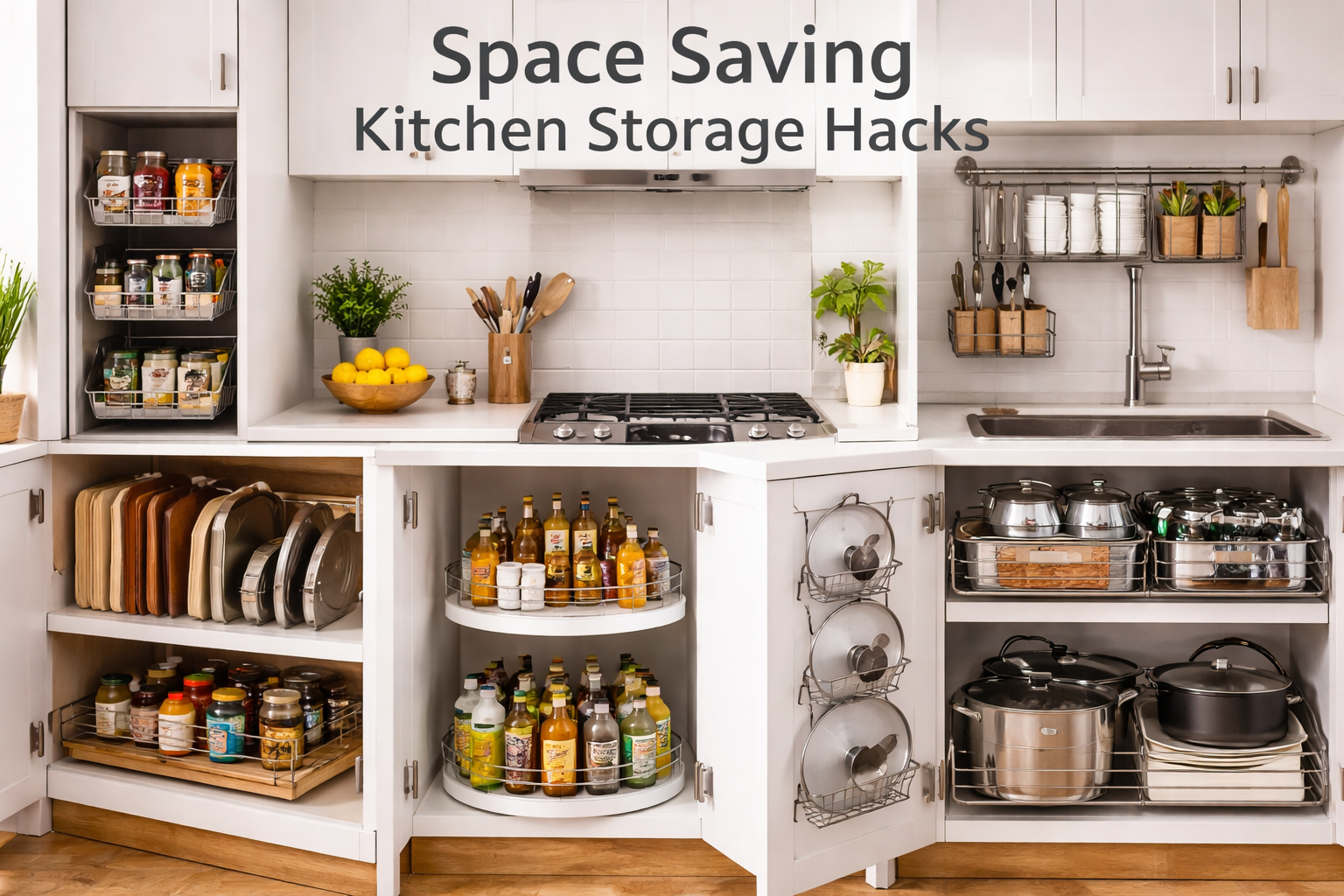 Space Saving Kitchen Storage Hacks