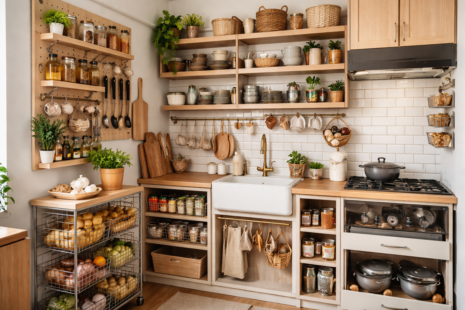 Creative Storage Solutions for Small Kitchens