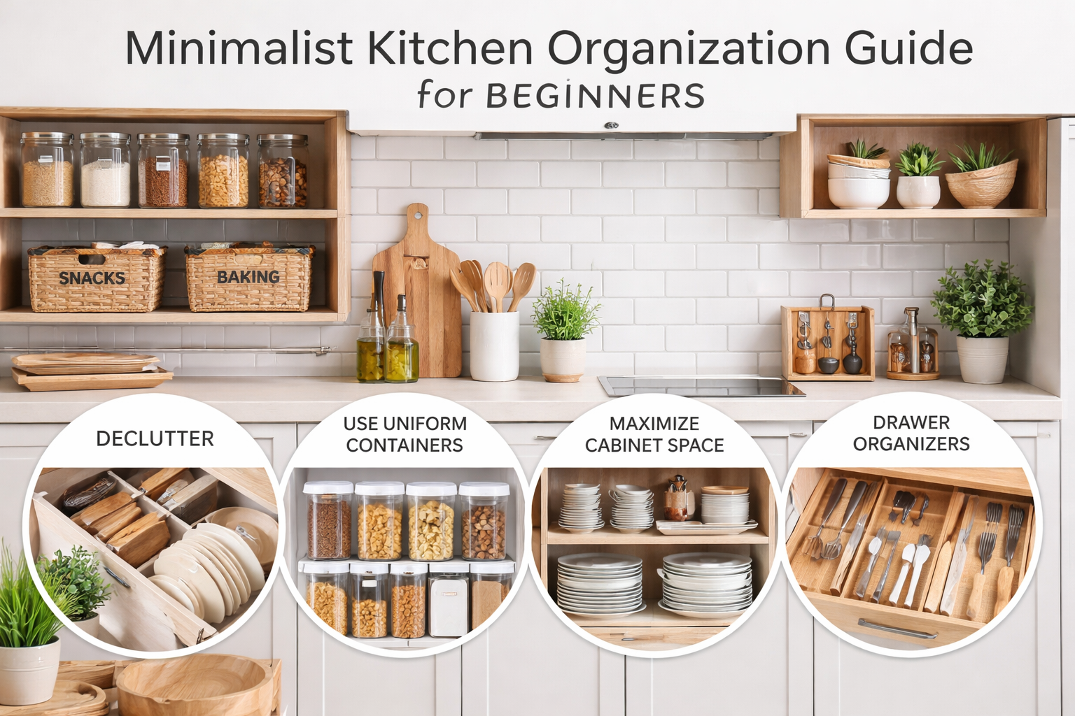 Minimalist Kitchen Organization Guide for Beginners